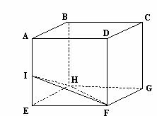 9) (UEL) Num cubo, considere os seguintes pontos: - M, determinado pela intersecção das diagonais AC e BD de uma das faces;