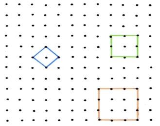 CÍRCULOS QUADRILÁTEROS TRIÂNGULOS FORMAS PLANAS QUANTIDADES - Pedir a algumas crianças que completem a tabela com os dados necessários.