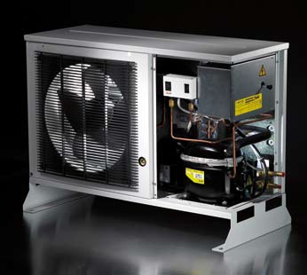 OPTYM PLUS é a única unidade de condensação construída integralmente tendo como base os componentes Danfoss.