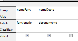 o Execute a consulta e visualize o seu resultado; o o Caso