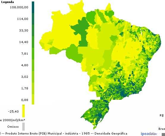 Sistema Financeiro e Desenvolvimento Regional: Um Estudo sobre o Financiamento Bancário 1970 1985 1996 2004 Fonte: IPEADATA.