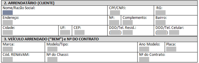 2º Passo - Preenchimento do Exercício de Opção de Compra: Ao preencher os campos abaixo, não se