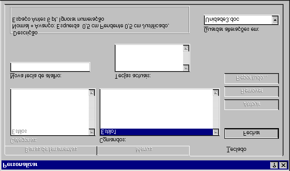 11. O botão Tecla de atalho (Shortcut Key) permite-lhe criar uma combinação de teclas de atalho que, quando pressionadas, permitem a adopção de uma forma rápida do estilo no texto seleccionado.