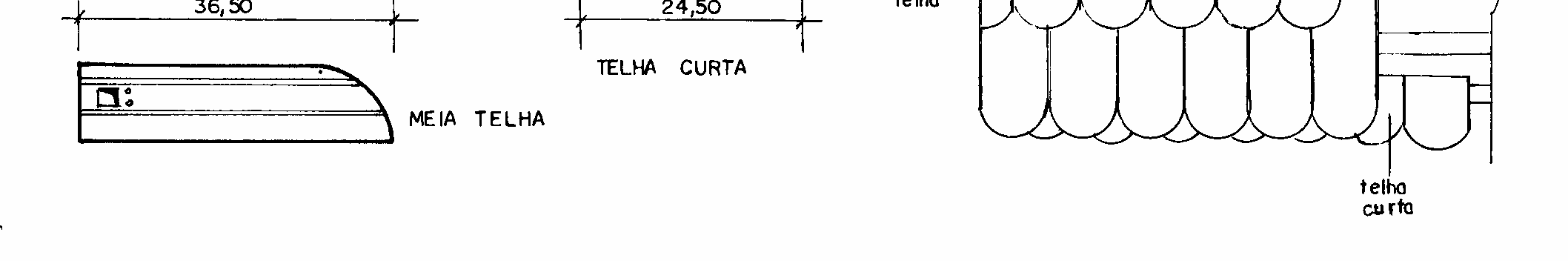 - caimento mínimo: 30% - 10,5 peças por m² - peso unitário aproximado de 4,70 kg - peso: 49 a 54 kgf/m² - seca 57 a 60 kgf/m² - saturada - dimensões: 32,0cm comprimento 30,0cm largura Os valores