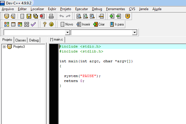 Como usar o Dev-C++ [ 5 de 8 ]