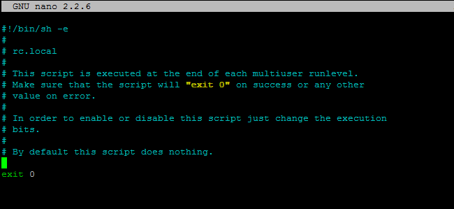 Digite acima do exit 0 o comando /usr/sbin/safe_asterisk. Este comando é utilizado para quando reiniciado o asterisk, levante o serviço automaticamente.