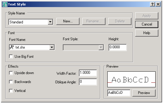 CAPÍTULO X 1. Carregando e formatando textos para o comando SINGLE LINE TEXT O comando SINGLE LINE TEXT cria textos simples (sem parágrafos e tubulações) em que cada linha representa uma entidade.