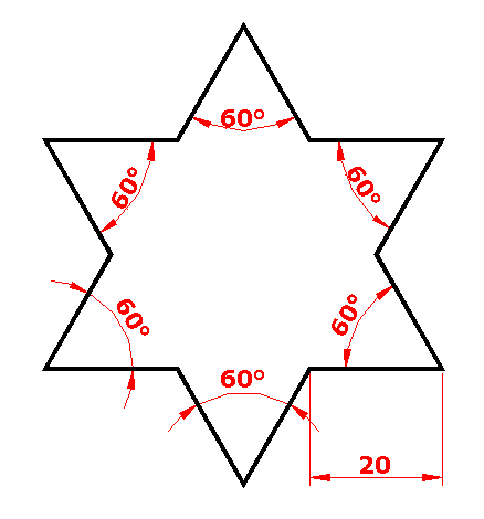 É definido por dois cantos, formado pela sua diagonal.