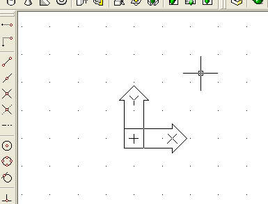 Figura 2-1: Grelha do AutoCAD Grelha O AutoCAD permite a utilização de duas grelhas: uma, visível, utilizada como referência visual para os desenhos (grid), e outra, invisível, utilizada para