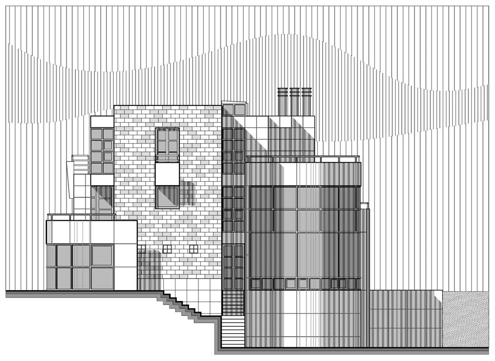 47 3.3 FACHADAS As fachadas ou elevações são elementos gráficos do desenho arquitetônico constituídos por vistas ortográficas principais (frontal, posterior, lateral esquerda, lateral direita) ou