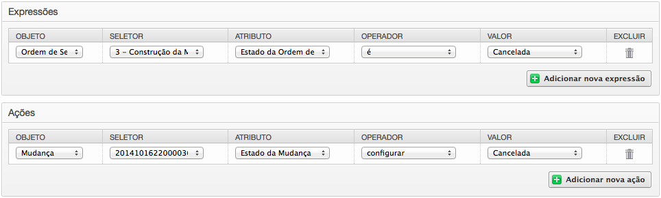 1050 - Construtor aceita atividade Se a mudança foi Aprovada e a OS Construção da Mudança aceita, alteramos seu estado