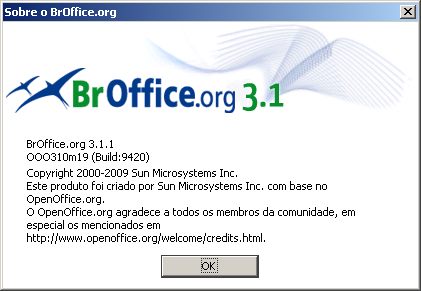 org 4 - Registro Este recurso permite se conecte diretamente o site BrOffice.org na Internet, para fazer o registro do software BrOffice.