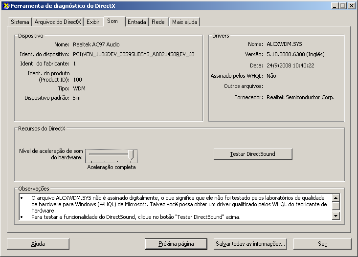Habilitando o áudio Painel de controle Ferramentas administrativas Serviços Habilite o serviço Áudio do Windows : Tipo de inicialização para Automático.