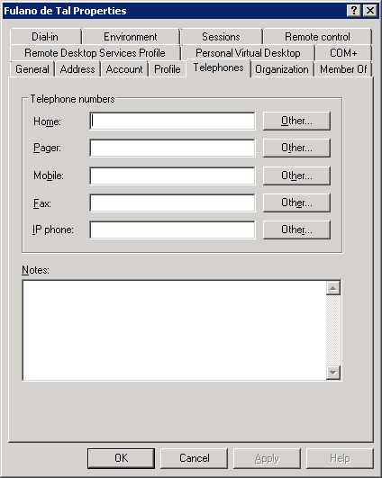 6.1.1 Parâmetros Winconnection para Usuários do Domínio Algumas configurações de usuário do Winconnection podem ser estabelecidas diretamente no Active Directory do domínio, onde a máquina que