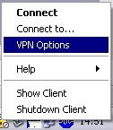 3 - Configuração do Cliente VPN Criação do Site: Após a instalação do cliente Check Point Mobile, clique com o botão direito do mouse no