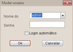 User name: Digite o nome do administrador com até 12 caracteres. Password: Digite a senha do administrador com até 24 caracteres. Confirm Password: Confirme a senha digitada anteriormente.