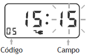 8 Configurações Existem 73 funções que são representadas de 00,01,02... até 73, o código é diferente para cada configuração.