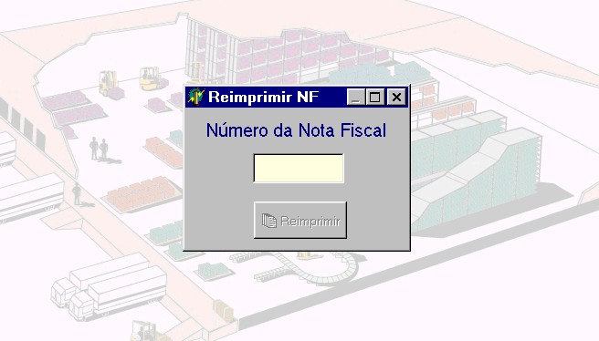 Reimprimir Notas Fiscais Para reimprimir um Nota