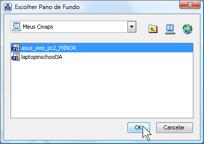 A qualquer momento é possível excluir um recurso da lista. Basta colocar o cursor do mouse sobre ele e pressionar a tecla <Delete> e.