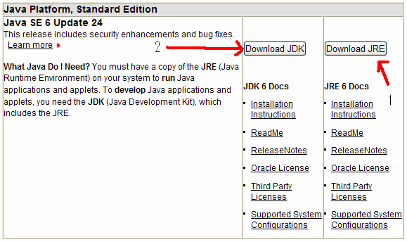 1.1 Obtendo o JDK + JRE Para obter o JDK e o JRE click no link abaixo e navegue pelo site até localizar a seção mostrada na Figura 1.1. Link: http://www.oracle.