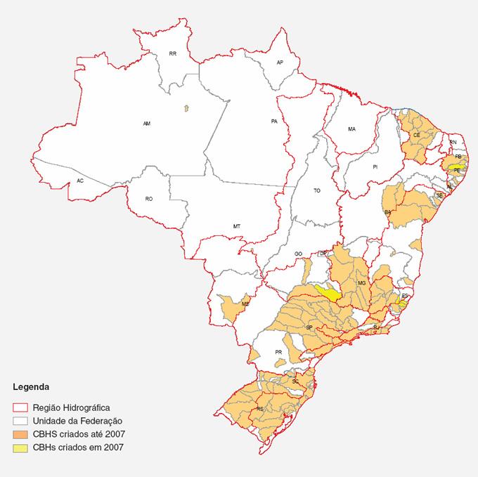 Comitês Estaduais Organismos de bacia, quem são.