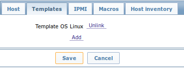 Figura 5: Cadastrando o template do host cliente. Como mostrado na Figura 5, no campo Monitorado por Proxy (Monitored by proxy) selecione o proxy recém-criado.