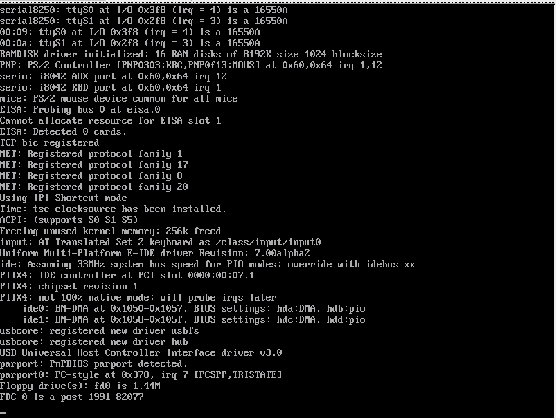 Inicializando o Sistema O processo de