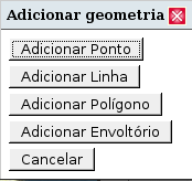 Cada filtro possui propriedades diferentes a serem preenchidas. No exemplo mostrado da figura 19, o filtro espacial selecionado foi o Cruza, que necessita somente da escolha da PropertyName.