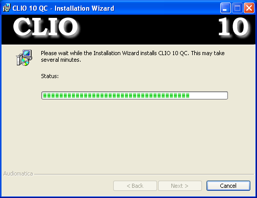 Para instalar o software CLIO 10 em seu computador, você deve seguir as instruções apresentadas abaixo: 1) Insira o CD ROM CLIO 10 no computador 2) Espere pela auto execução ou execute Clioinstall.