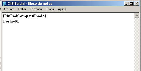 Configuração do PIN PAD Depois de inserir as Dll's no system 32 abra O