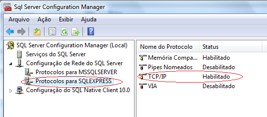 Assim sendo, a Varuna Tecnologia Ltda aconselha que seja utilizada a versão Express apenas em ambientes onde o número de conexões simultâneas ao SQL Server seja de até três usuários.