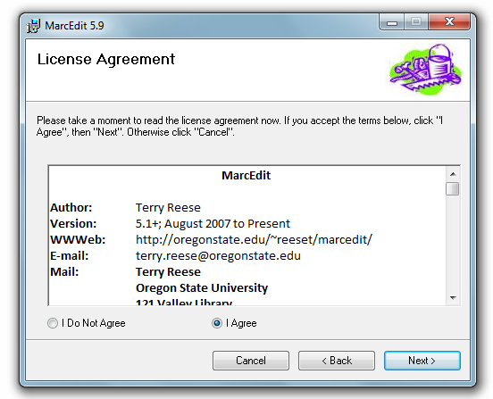124 2 Instalação do MarcEdit a) Acesse people.oregonstate.edu/~reeset/marcedit e faça download do MarcEdit.