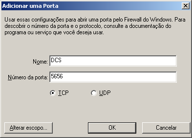 3.3 Portas no Firewall Verifique se a porta TCP 5656 (ou porta configurada) está liberada no firewall, pois é através dela, que o Print Server recebe os arquivos de impressão vindos de DPS Printers.