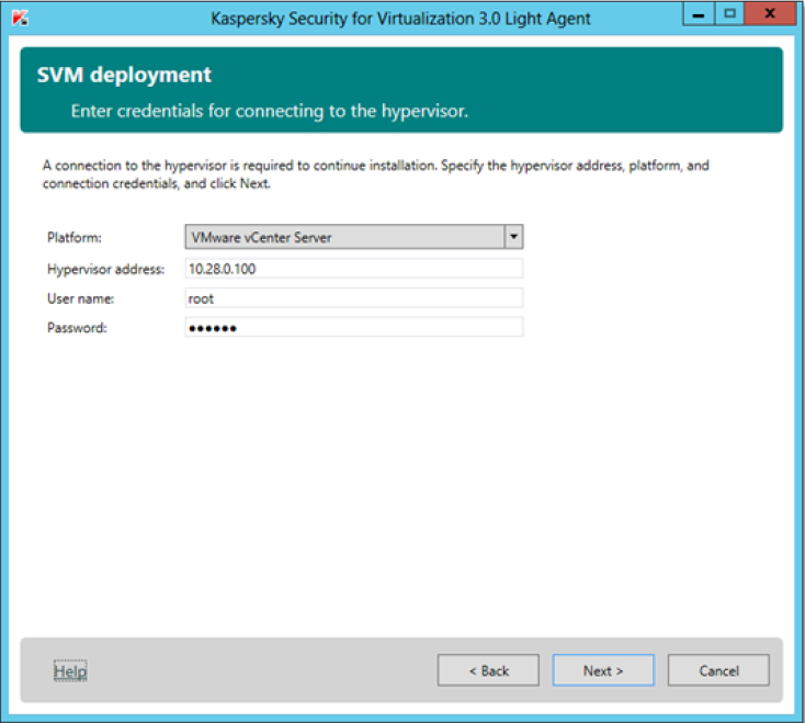 Selecionando o vcenter - Especifique o vcenter e selecione os hosts ESXi para