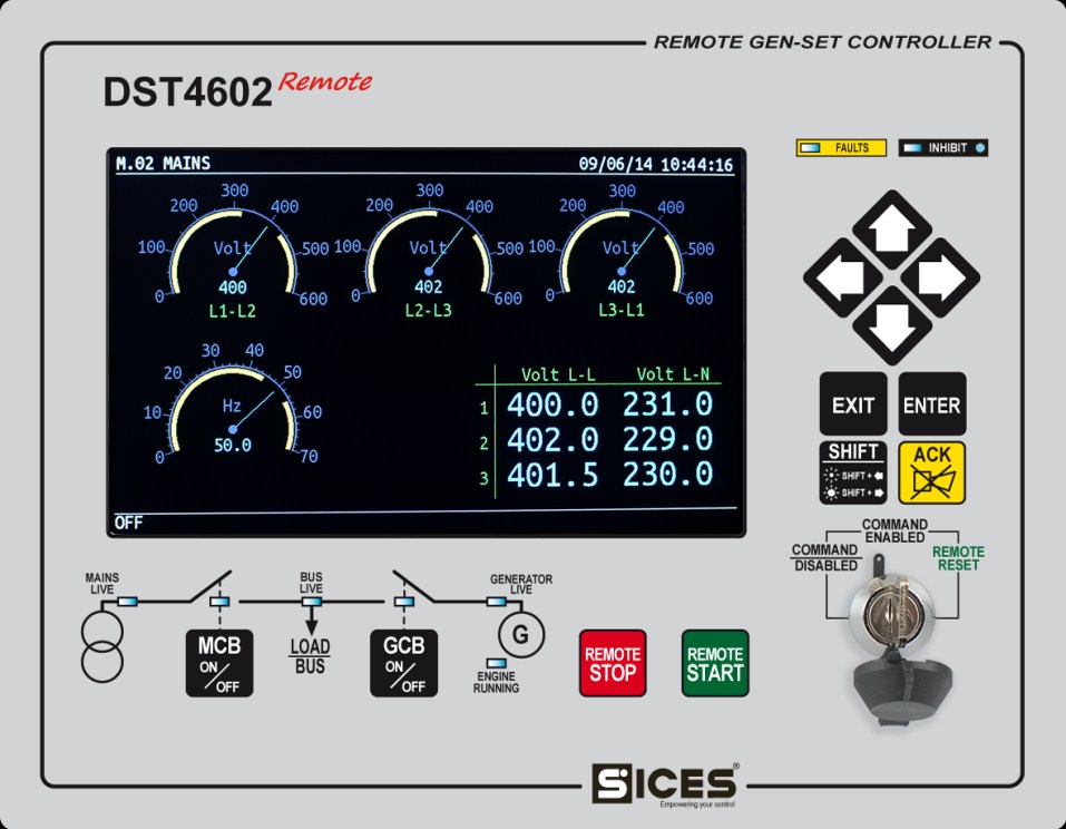 Remote Para cada DST4602 local & DST4602 Evolution, é possível adicionar um o mais controladores DST4602 remotos, chamados DST4602 Remote.