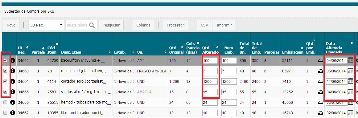 Lista de objetos de banco Segue abaixo a lista dos objetos do banco que deverão ser criados e uma breve descrição que será detalhada mais a frente.