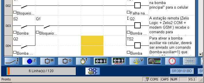 Zelio Logic Configurações de Software Criação