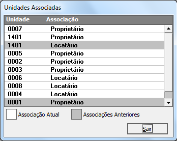 Obs.: Apenas as alterações realizadas após a atualização serão apresentadas na tela para consulta.