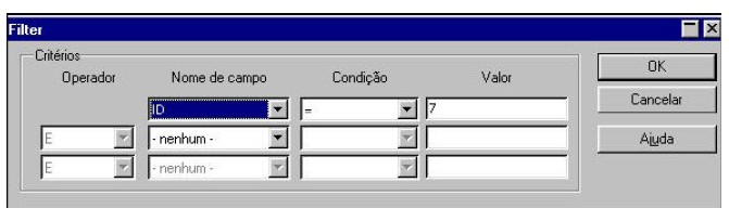 que tipo de consulta deseja ser incluída na consulta criada a consulta detalhada onde todos os