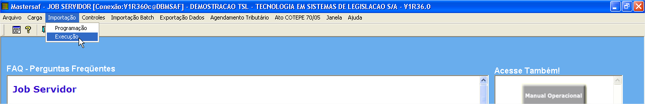 Na janela aberta no campo Período, como Data Inicial, deve ser informada a data da validade inicial do grupo do estabelecimento. A Data Final deverá ser o dia atual.