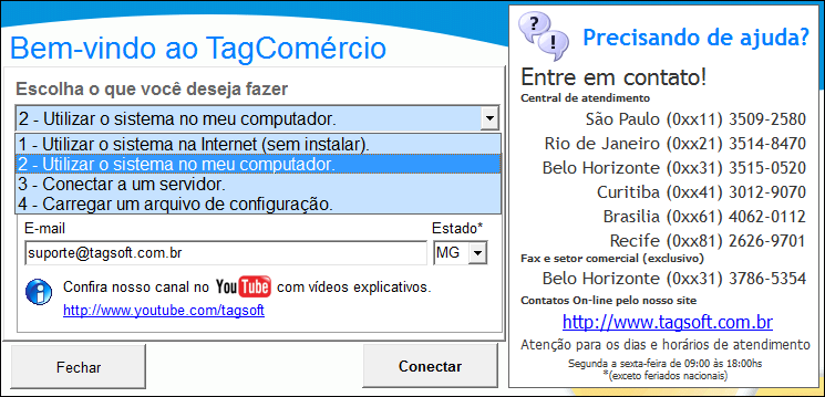 que é destinad a us diretamente n cmputadr, cm s cadastrs que usuári irá realizar, para um teste mais eficaz recmendams a pçã USUAR PADRÃO.