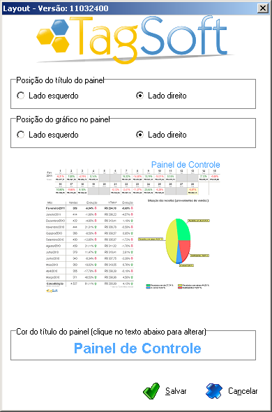 Apertand F3 (n teclad) é pssível esclher a psiçã d títul e d