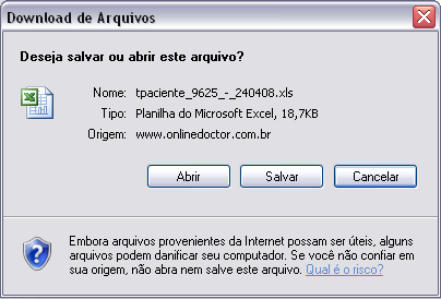 Escolha o local de seu computador onde deseja salvar o arquivo e clique novamente em Salvar. 21 SISTEMA LOCAL Você pode instalar a versão Local do Online Doctor em seu computador.