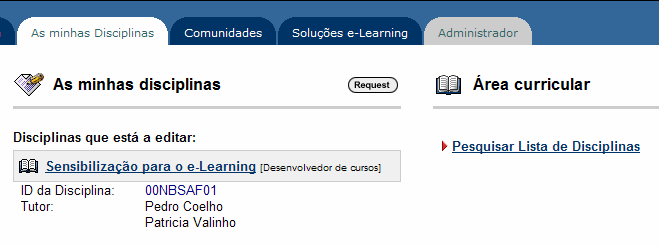 LMS Blackboard versão