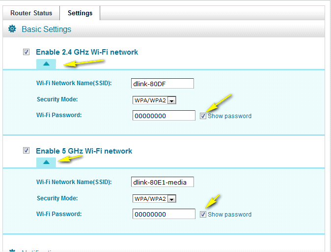 Etapa 3: Selecione o roteador em My Devices (Meus dispositivos). Vá para Settings (Configurações).