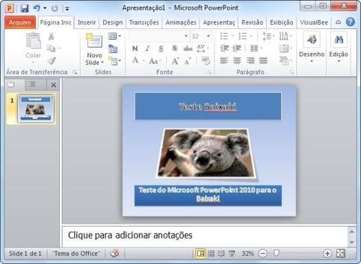 SOFTWARE DE APRESENTAÇÃO