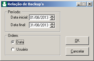 A guia Compacta somente estará habilitado, quando você selecionar na guia Mais opções, o campo Executar utilitário de compactação após o backup. 2.