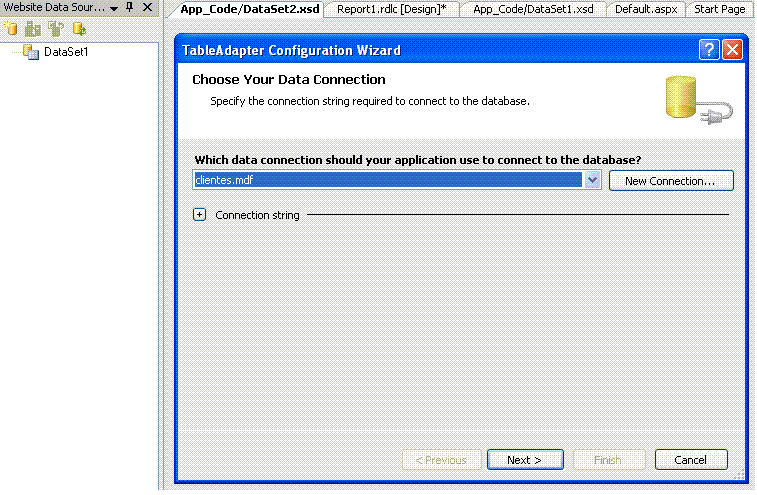 2 de 5 26/8/2010 18:07 Perceba que a ToolBox apresenta um novo formato com a Aba Report Items exibindo os objetos : Pointer,TextBox,Line,Table,Matrix,Rectangle,List,etc.
