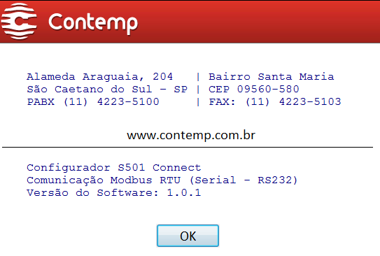 9. AJUDA 9.1 MANUAL O menu Ajuda fornece informações sobre o software S501 CONNECT e permite o acesso ao Manual de Instalação e Configuração S501 CONNECT.