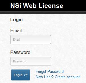 LICENCIAMENTO 6. Clique em Web License (Licença Web). Figura 78. Gerenciador de Licença Licença Web 7. Você será direcionado ao seguinte site: https://weblicense.nsius.com.